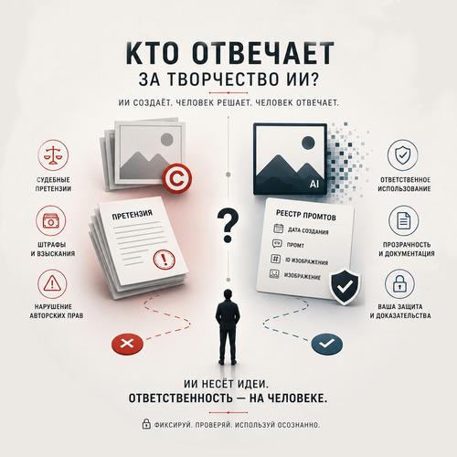 Кто отвечает за творчество ИИ?